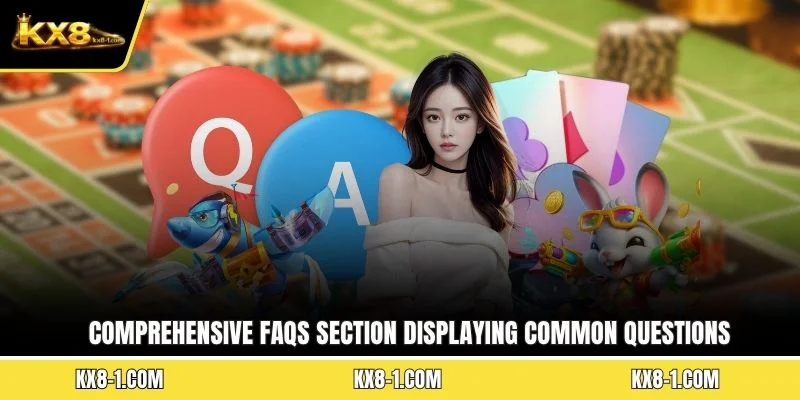 Comprehensive FAQs section displaying common questions