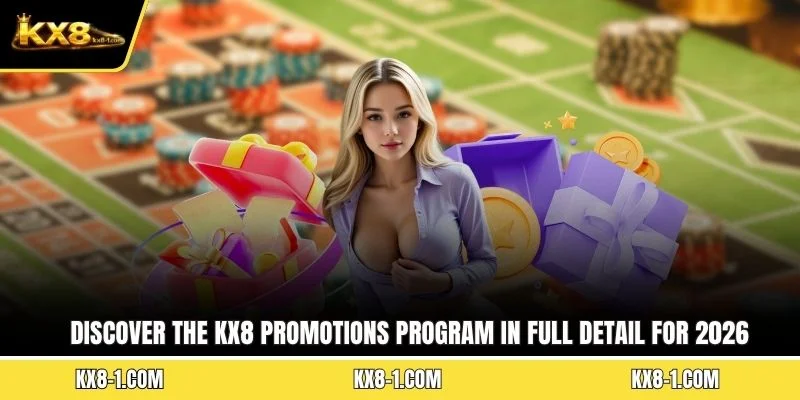 Discover the KX8 promotions program in full detail for 2026